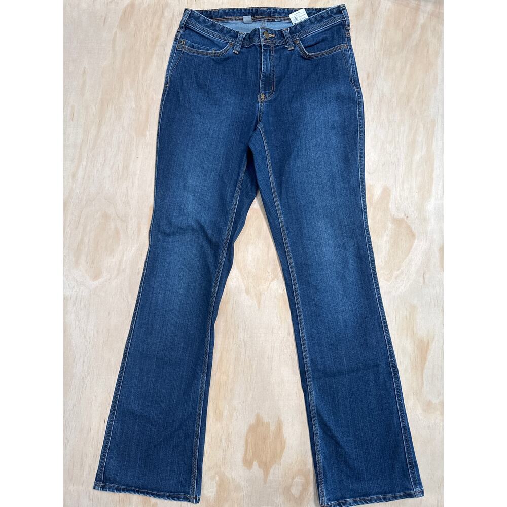 Carhartt original fit denim jasper blue jeans  size 8 XTALL